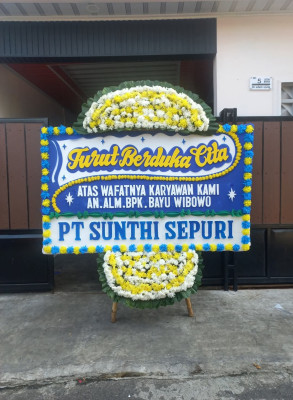 Papan Bunga Duka di Caturtunggal