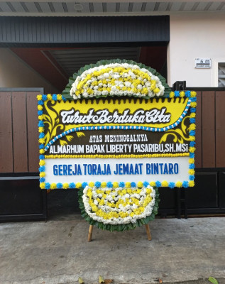 Papan Bunga Duka di Caturtunggal